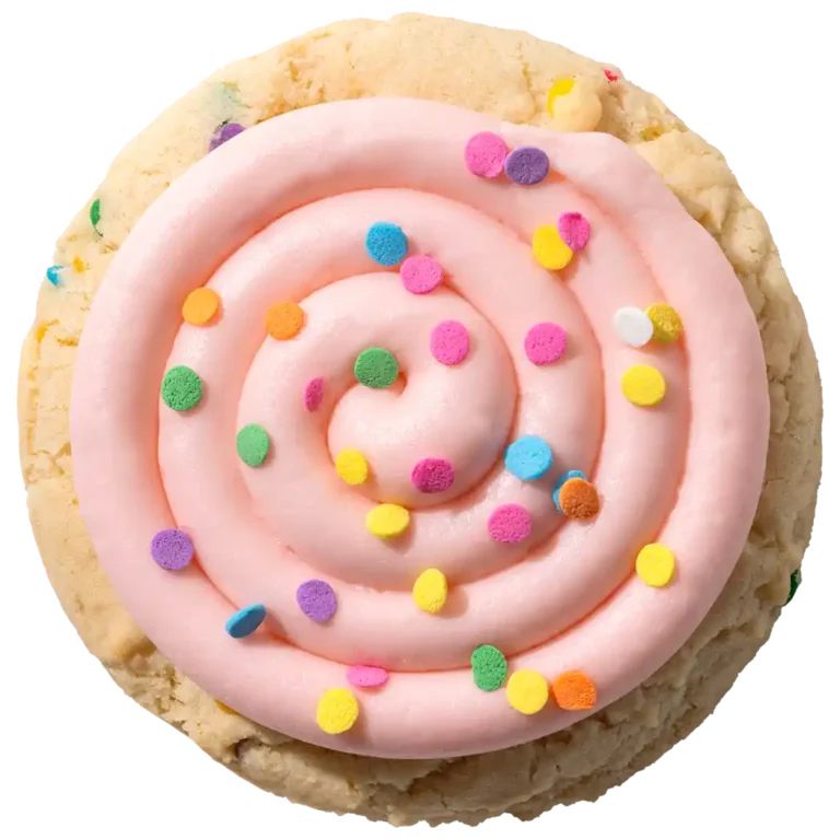 Confetti Cake Cookie from the Crumbl menu